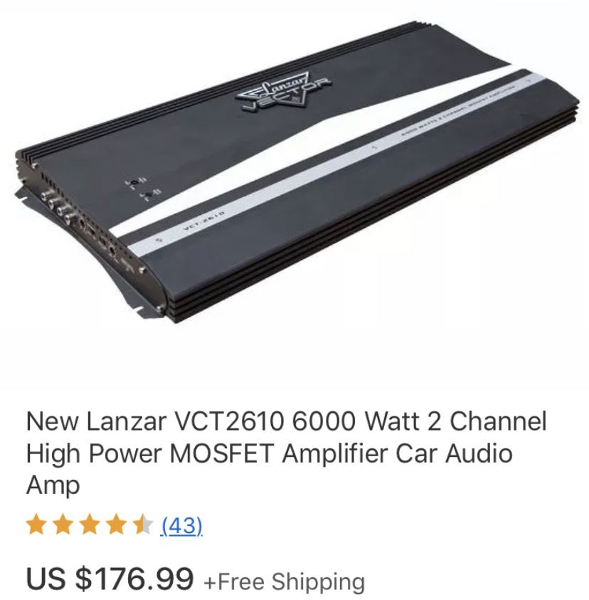 Lanzar High power amp Don’t waste my time if you don’t want it