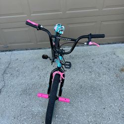 Kent Bicycle Tempest Freestyle Bike , 20" Inch Wheels, Black/Aqua Outdoor Exercise Fun Man Woman Boy Girl School