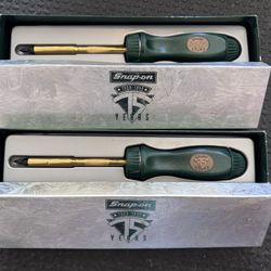 Snap-on 75th Anniversary Ratcheting Screwdriver Vintage Limited Edition Rare