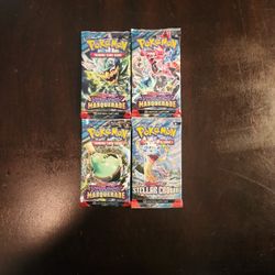 Pokemon Booster Pack Bundle 4 Sealed Packs
