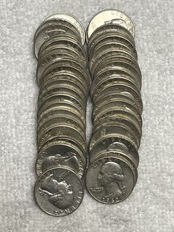 40 (1 Roll) 90% Silver Quarters
