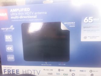 RCA Amplifier ultra-thin HDTV antenna multi-directional