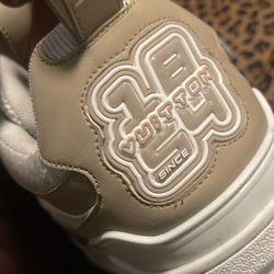 LV Tan N White Designer Shoes ,10.5