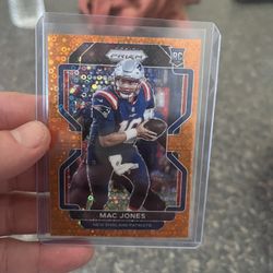 Mac Jones Orange Prizm 2021 Nfl 