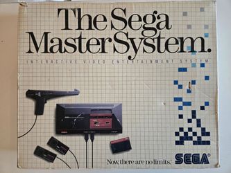 Sega Master System Original Box All Hardware