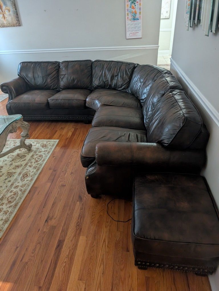 Leather Sectional