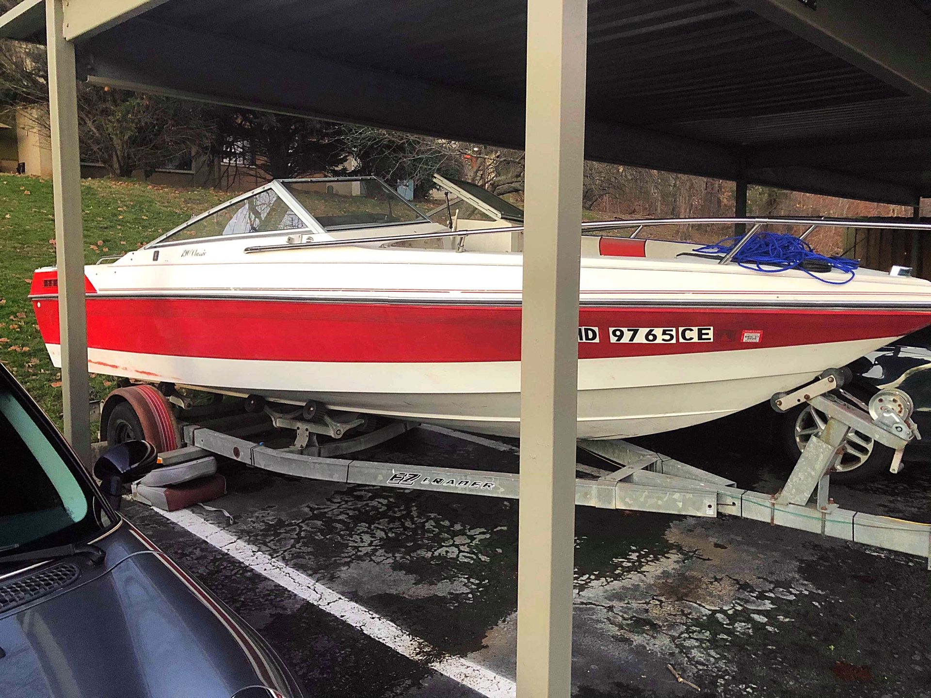 1988 Wellcraft 190 boat with trailer