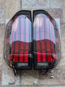 LED Tail Lights Pair with Wiring