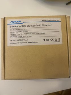 Streambot Box Bluetooth 4.1 Receiver Brand New In Box
