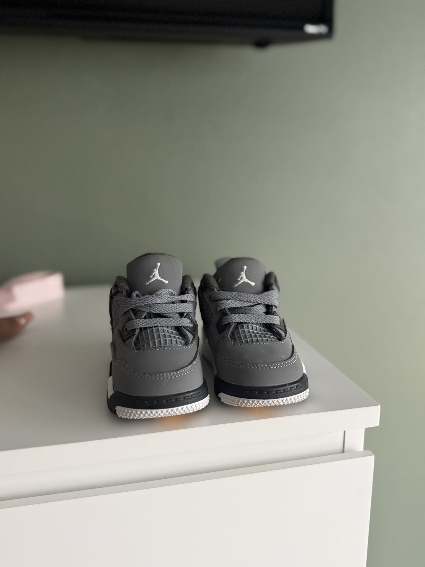 Air Jordan (TD) 4 Retro 'Cool Grey'