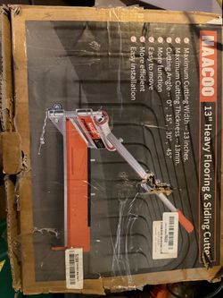 13” heavy flooring cutter