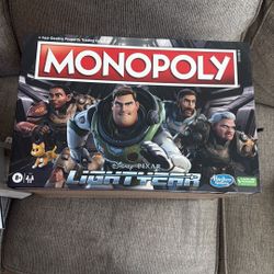 Disney PIXAR Lightning Year Monopoly Game Brand New