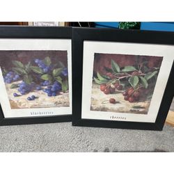 Kitchen Plaques...cherries And Fruit