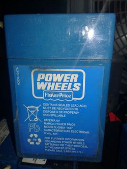 Power wheels 6volt. I have 8 in stock