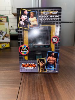 WWE Wrestlemania steel cage challenge mini arcade