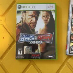 Smackdown Vs Raw 2009 Xbox 360 