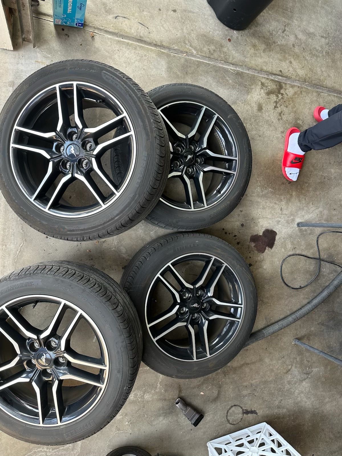 OEM mustang gt rims and tires