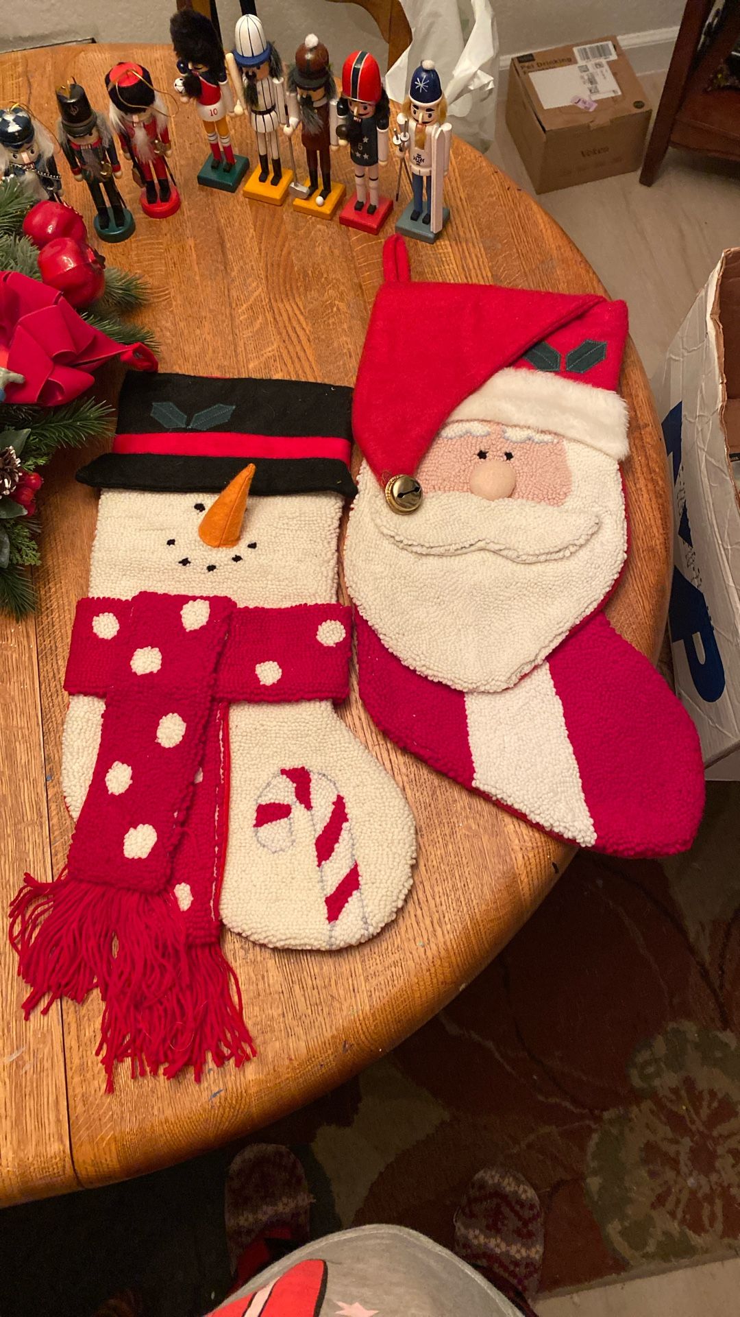 Large Tuft Christmas Stockings