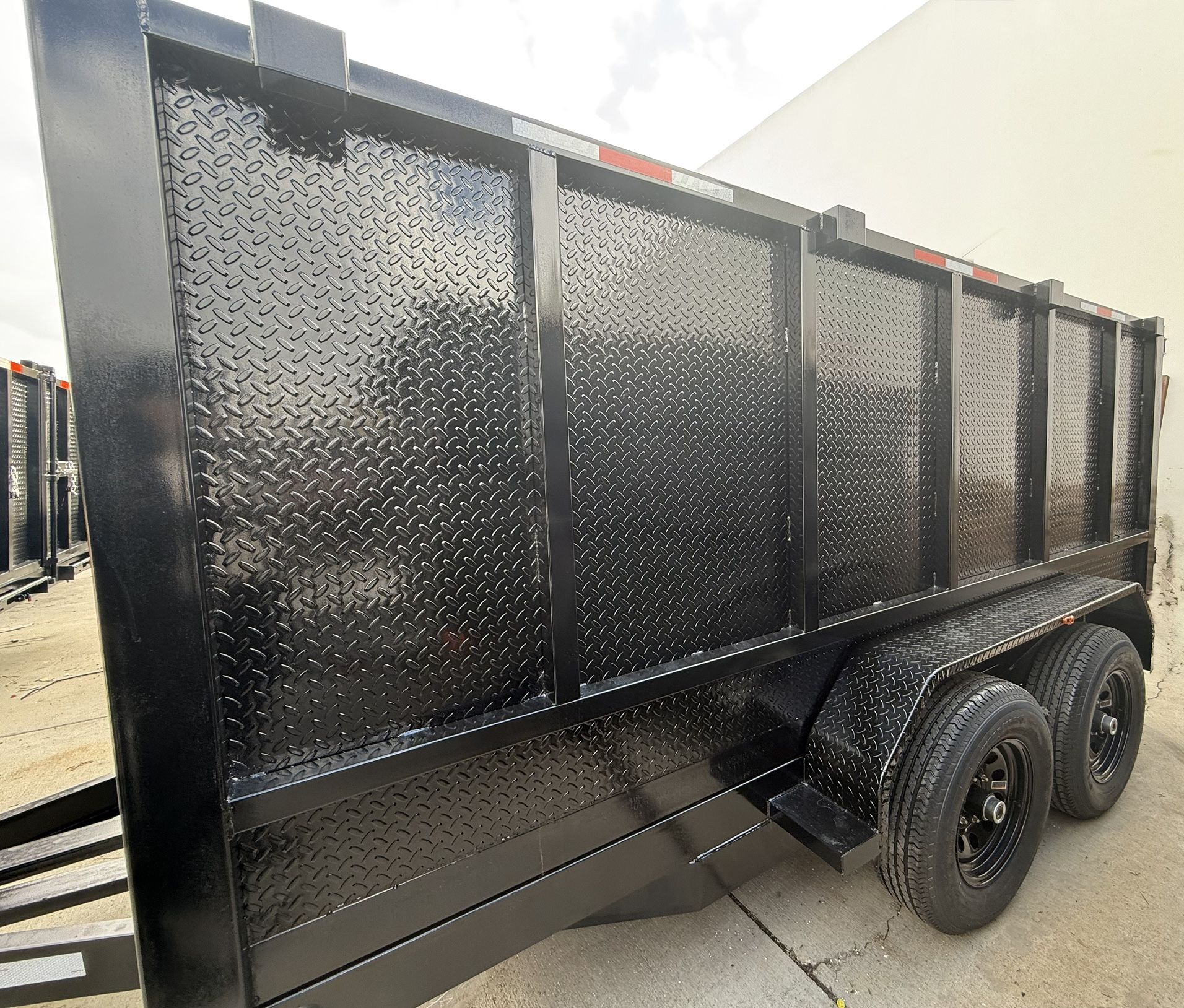 New Hydraulic Dump Trailer with Diamond Walls 💎