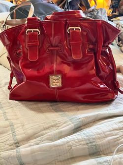 Dooney & Bourke Red Patent Leather Handbag