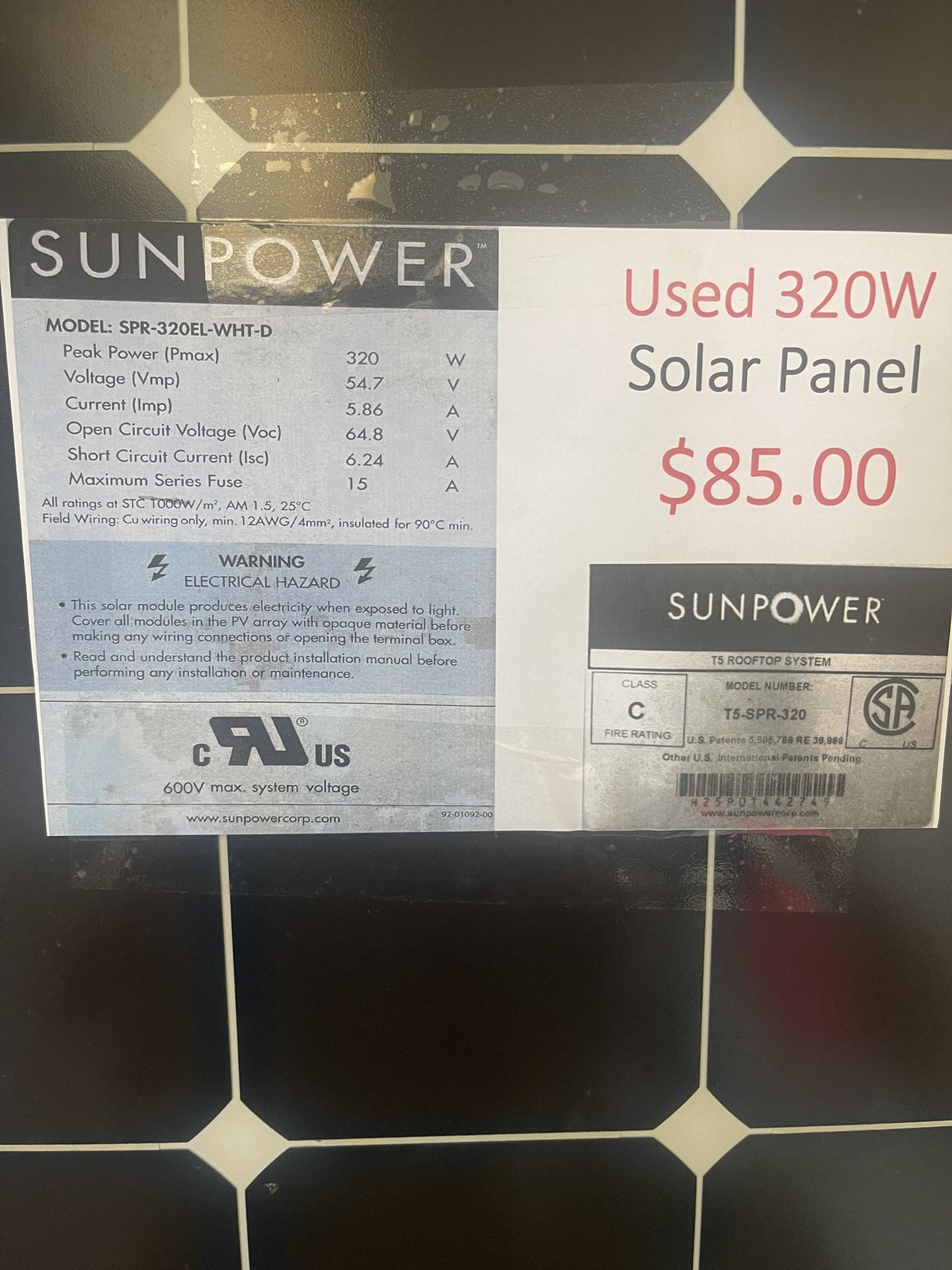 Sunpower Solar Panels