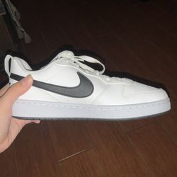 White Nike Court Visions 