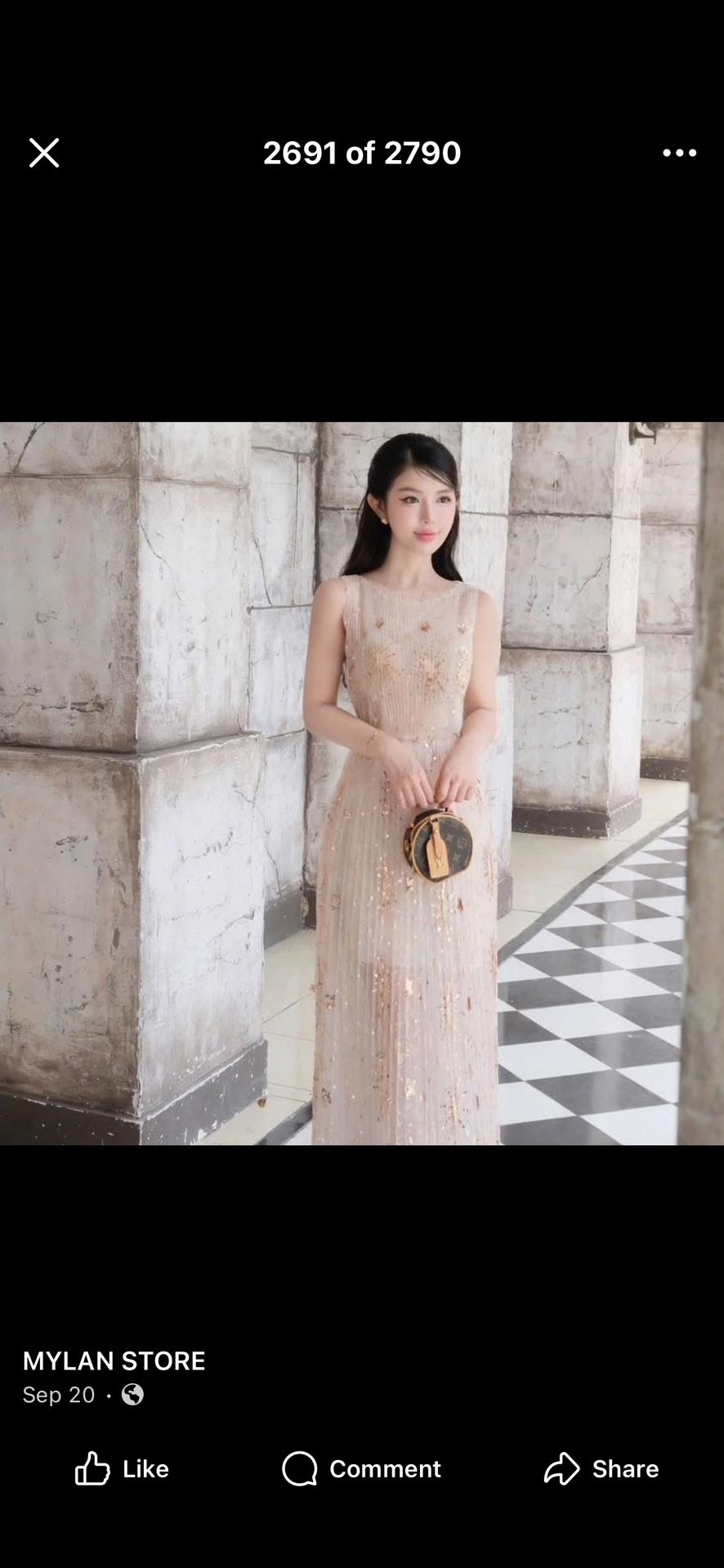 Sleeveless Sequin Dress