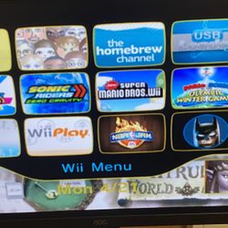 Nintendo Wii- Zelda Theme Menu