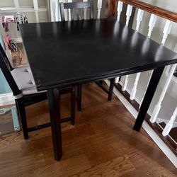 Black Extendable Dining Table
