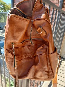 Back Pack Bag Leather