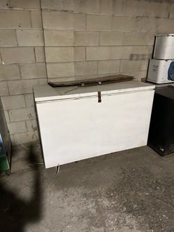Deep freezer and mini fridge