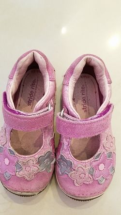 Stride rite leather girls shoes 7.5 W