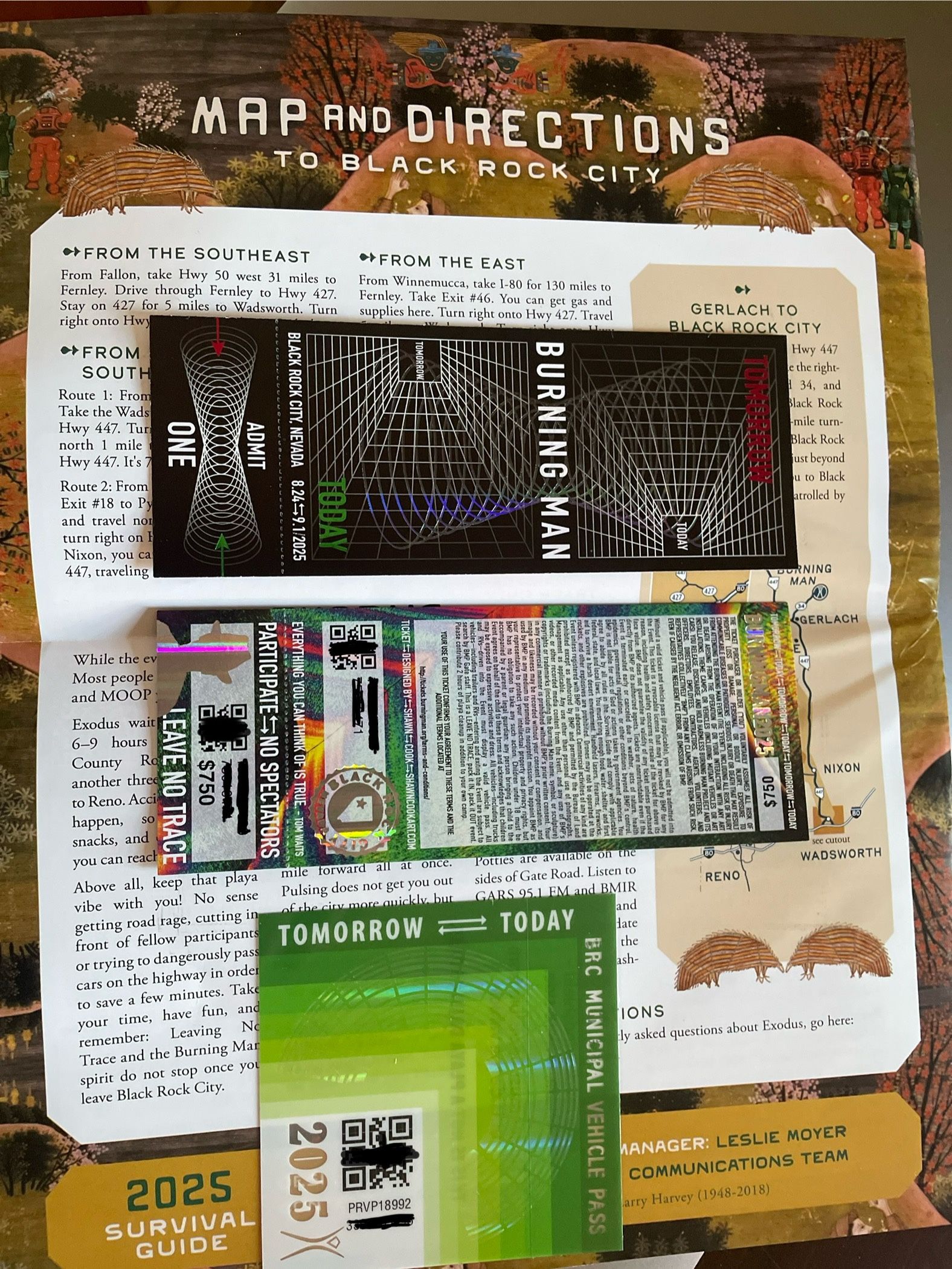 Burning Man Ticket 2025 -Face Value