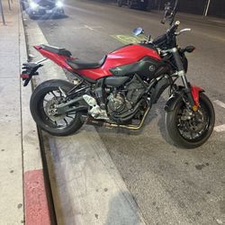 Yamaha Fz07 2017
