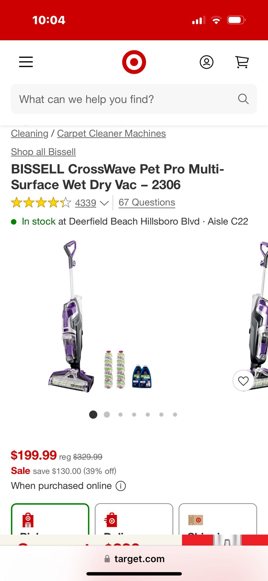 Bissel Crosswave Wave Pet Vacuum And  Shampoo Floor Cleaner 