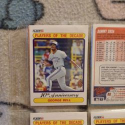 I Have All Those They're All Baseball Cards They're All Seem To Be Like In Really Good Condition I Live In Raleigh So If Anyone's Like Interested In  