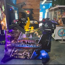 Máquina Arcade "Aliens Extermination" - Videojuego de Disparos con Pistolas Ópticas de 2 Jugadores