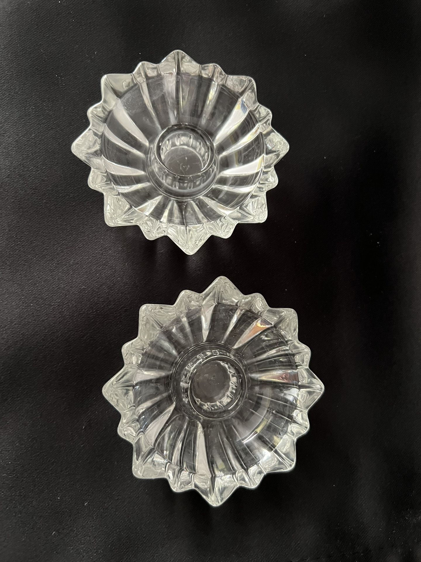 Crystal Candle Holder, Set Of 2