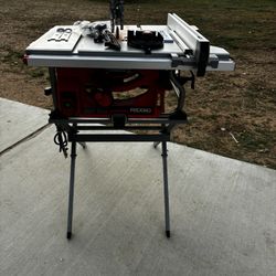 Ridgid Table Saw-10 Inch Corded