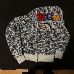 Blue Bape Jacket