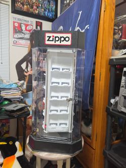 Zippo lighter display case