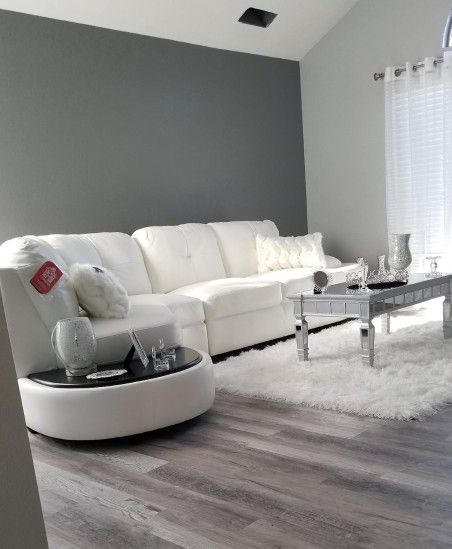 White Sectional