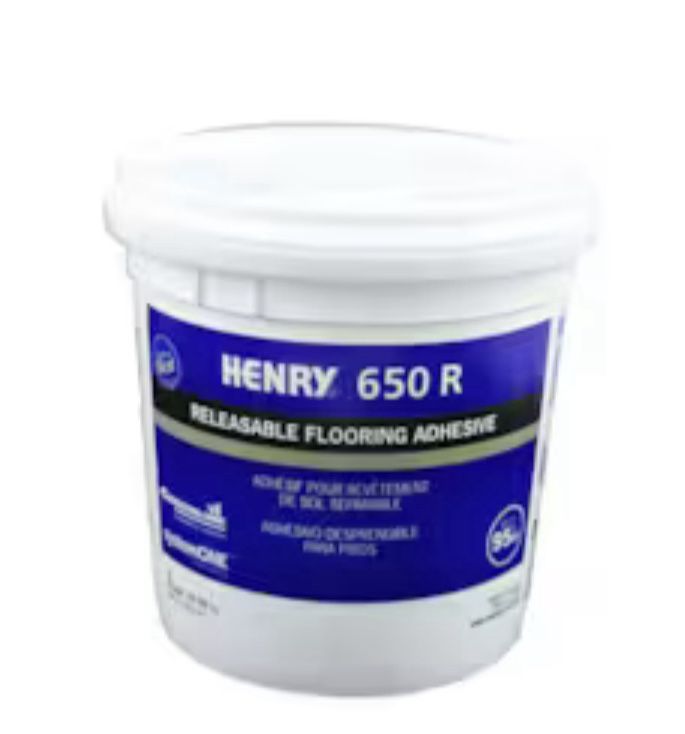 Brand New 2 Gallons Henry Sheet vinyl and carpet tile Flooring Adhesive 