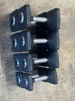 Peloton Rubber Dumbbell Set 15, 20, 25, 30