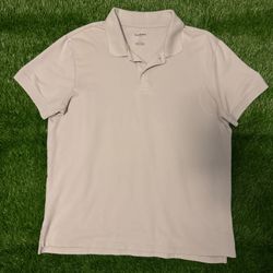 Goodfellow Co. Beige Polo Size L