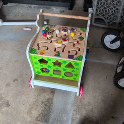 Wooden Baby Bear Walker