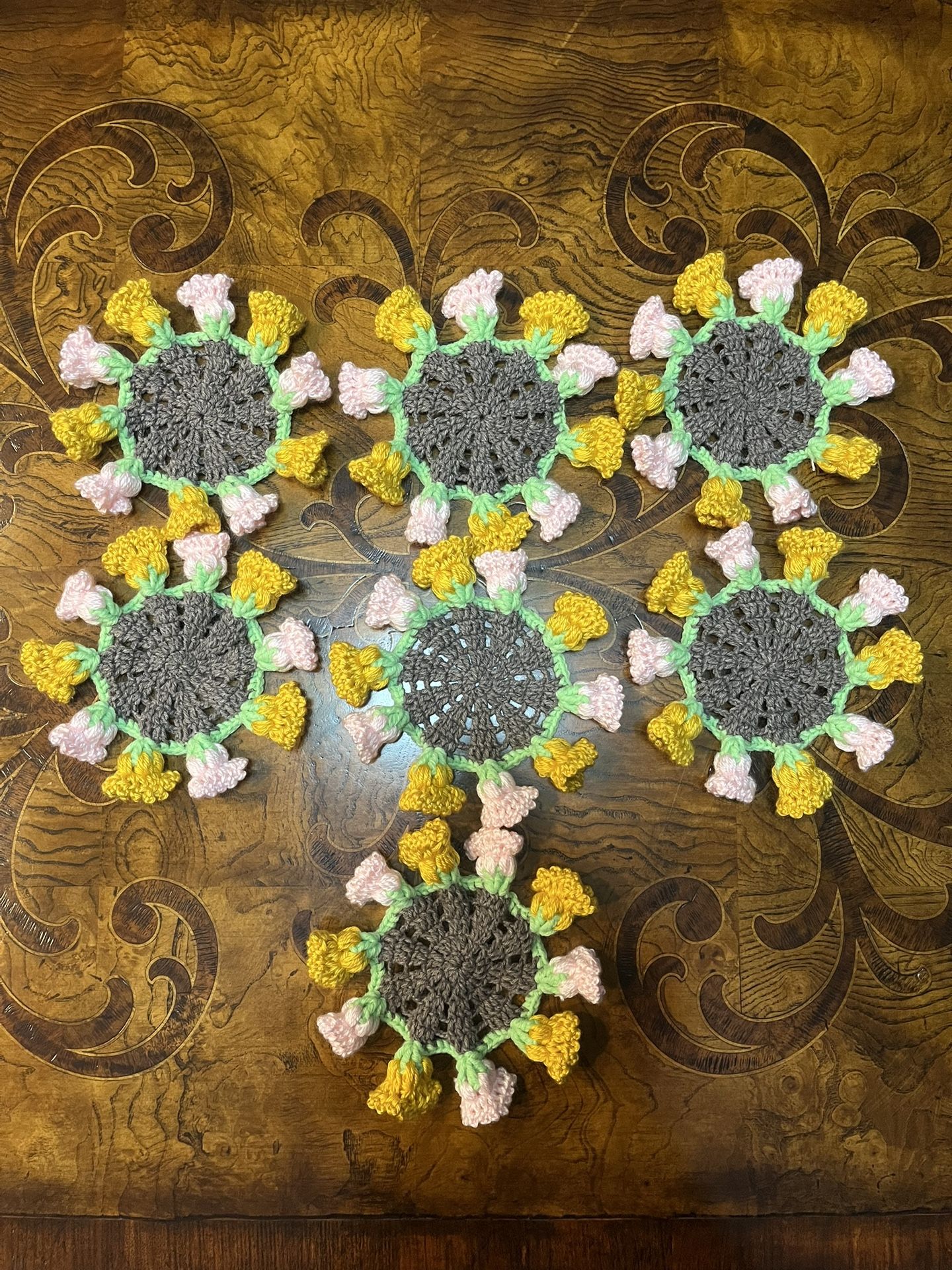 Handmade Crochet Coasters