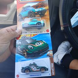 2017 Porsche Rallye Vs 1985 Porsche Rally 1:64 Scale Hot Wheels/ Matchbox New ** Buy $20+ Get a Free Hot Wheels Sealed