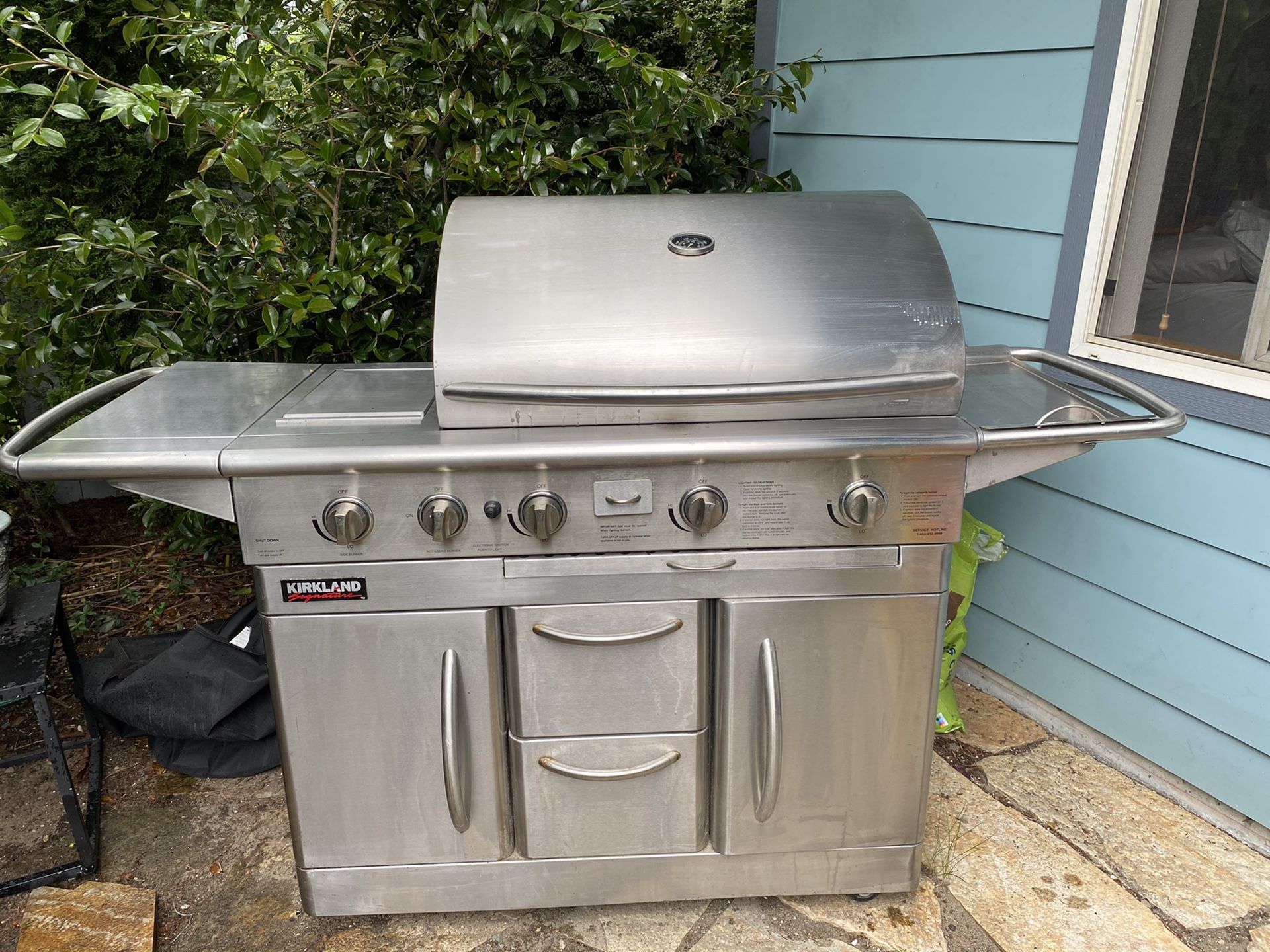 Kirkland Signature stainless steel outdoor grill bbq