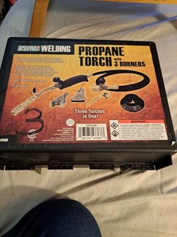 Chicago electric welding propane Torch with 3 burners, new never used